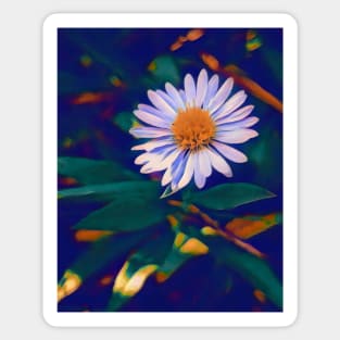 Tiny Daisy - Blue Hue Sticker